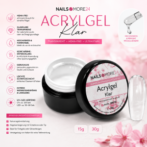 NAM24 - Acrylgel Klar (15-30g)